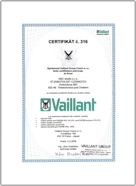 ABC Studio - Vaillant Certifikát